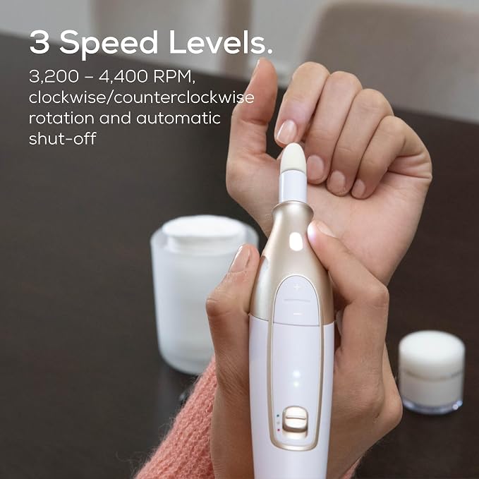 Beurer MP64 Nail Drill Kit, Cordless Electric Nail File - Image 4