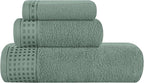 GLAMBURG Ultra Soft 3 Pack Cotton Towel Set, Contains a Bath Towel 28x55 inch by GLAMBURG