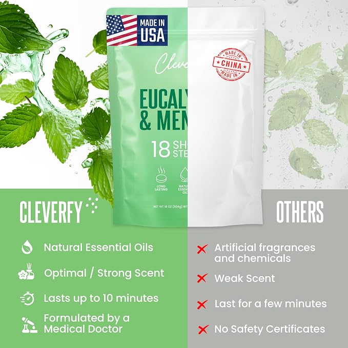 Cleverfy Eucalyptus Shower Steamers Aromatherapy - Image 6