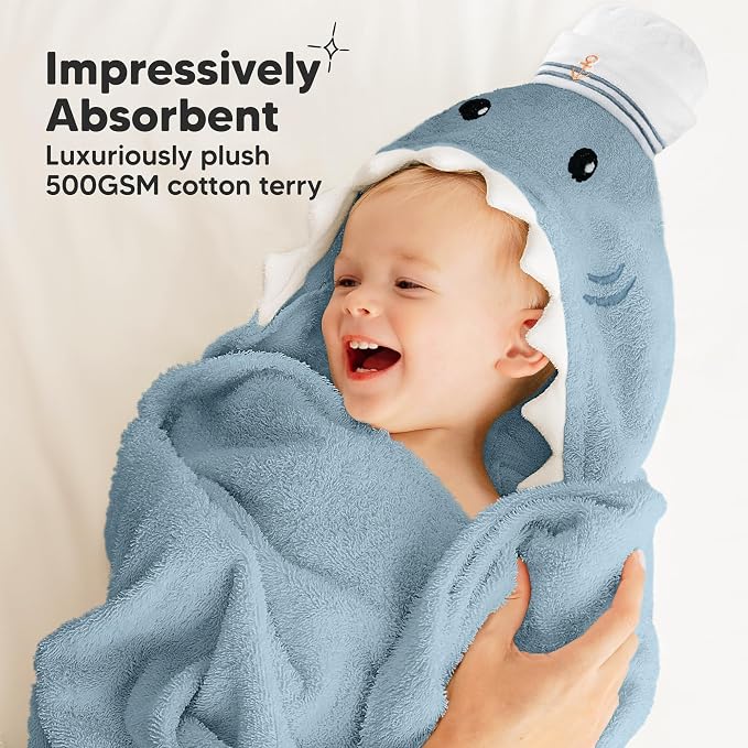 KeaBabies Organic Baby Towel - Image 5