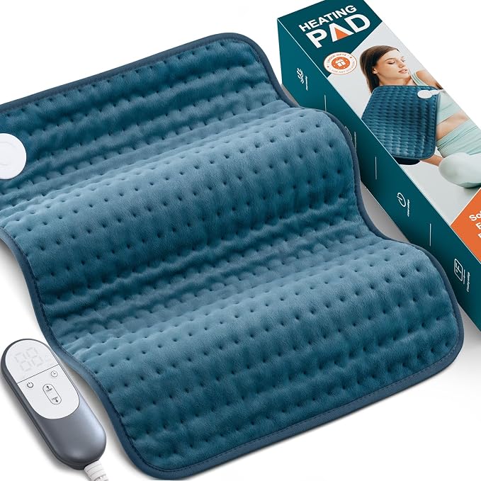 XX-Large Heating Pad for Back Pain Relief, Shoulder & Cramps by VALGELUIK