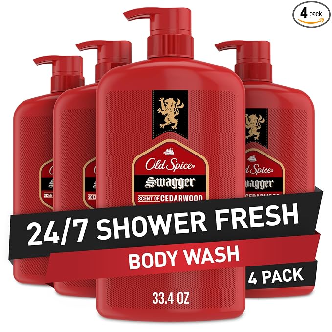 Old Spice Body Wash for Men, Refreshing 3X Defense, 24/7 Shower Fresh by OldSpice
