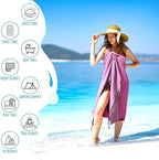 RAY SILVER Turkish Beach Towel – 100% Turkish Cotton 40"x71" Quick Dry - Image 3