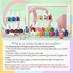Born Pretty Nail Art Stamping Polish Halloween Nail Polish Set Manicure Print - Image 9
