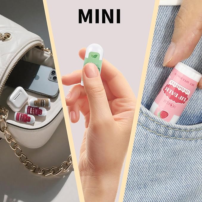 Mini Lip Balm 130 Pack, Natural Lip Balms - Image 5