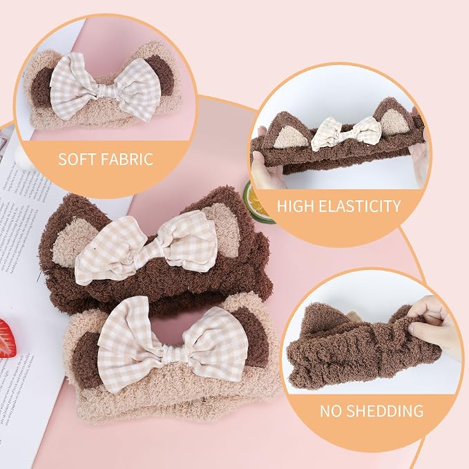 PERFECTSIGHT Kawaii Headband for Spa, Washing Face, Party - Image 2