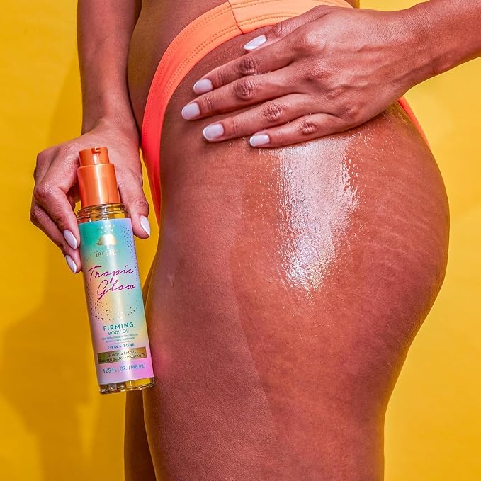 Tree Hut Tropic Glow Firming Body Oil, Hydrating Oil - Image 7