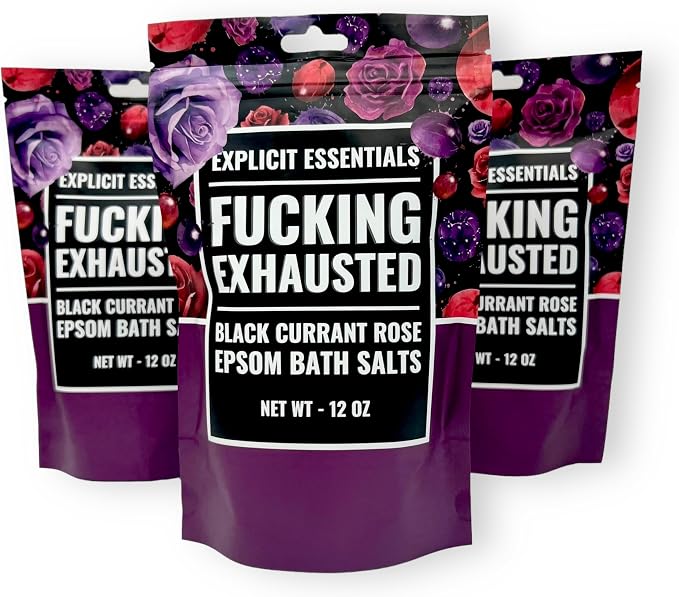 Explicit Essentials Black Currant Rose Epsom Bath Salts, Relaxation Blend - Image 6