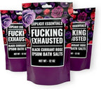 Explicit Essentials Black Currant Rose Epsom Bath Salts, Relaxation Blend - Image 6