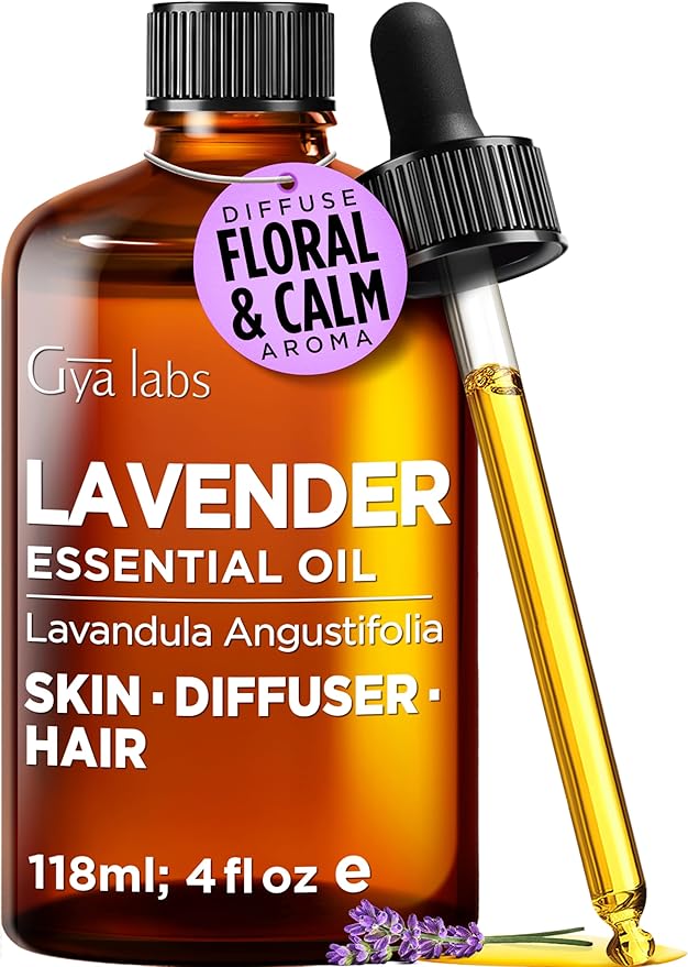 100% Pure Lavender Essential Oil by GyaLabs