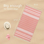Premium Turkish Beach Towel – 100% Cotton, Quick Dry, Sand Free, Oversized - Image 2