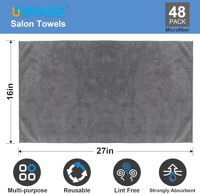 UNIMADE 48 Pack Gym Towels Set - Image 2