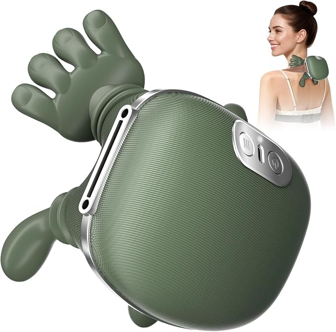 2026 Upgrade Edition 4D Neck and Shoulder Heat Massager, Wireless Portable Neck by altoance