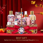 Gifts For Women Gift Basket – 9 Piece Set of ROSE JASMINE Home Spa Set - Image 8