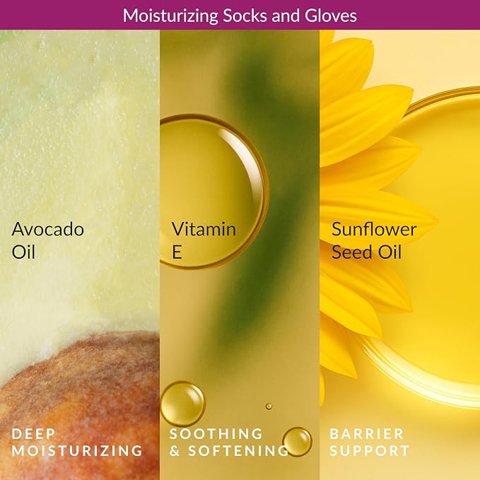 Epielle Moisturizing Foot Mask 6 Pairs, Soften - Image 5