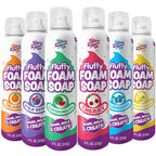 Tub Works® Fluffy Foam Soap, Variety 6 Pack | Shape, Mold & Create Bath Art by TubWorks