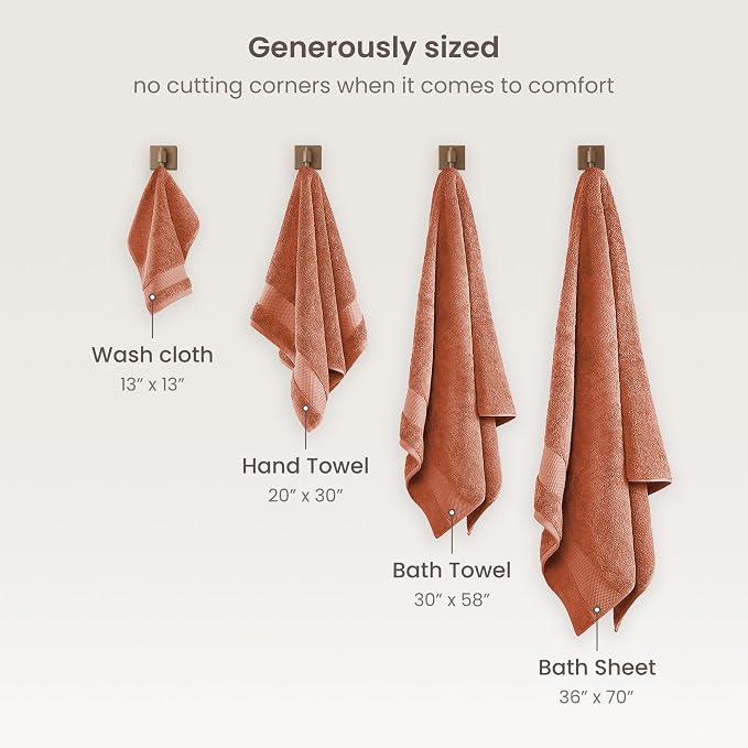 BIOWEAVES 100% Organic Cotton 700 GSM Luxury Bath Towels - Image 7