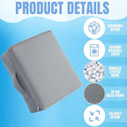 MABOZOO Foldable Hot Tub Booster Seat, Adjuatable 2 Heights Extra Thick Hot Tub - Image 4