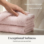 Modern Threads - Spun Loft 6-Piece 100% Combed Cotton Towel Set - Bath Towels - Image 4
