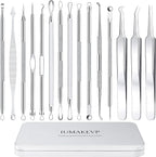 Pimple Popper Tool Kit, IUMAKEVP 15 PCS Professional Stainless Steel Blackhead - Image 9
