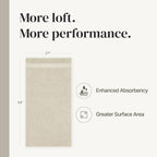 Modern Threads - Spun Loft 6-Piece 100% Combed Cotton Towel Set - Bath Towels - Image 3