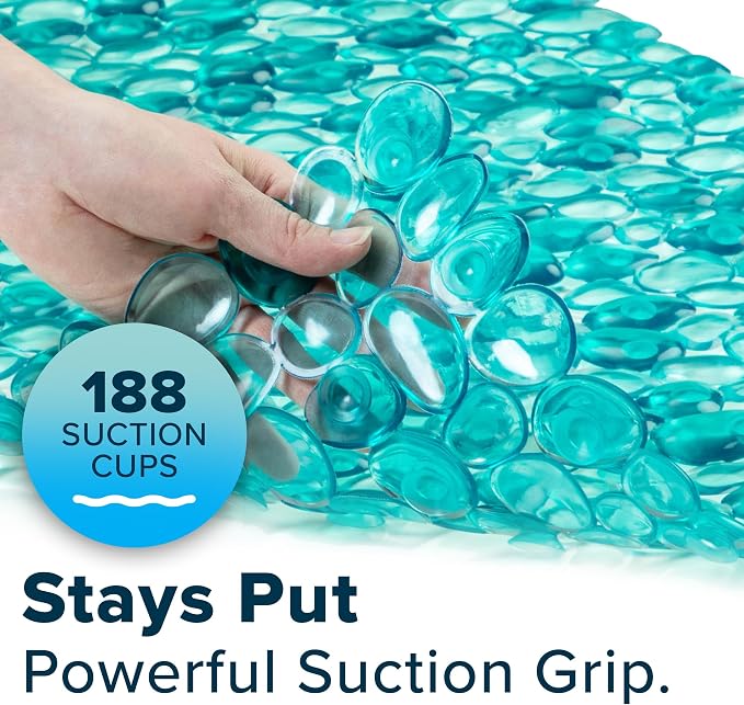 SlipX Solutions Non Slip Pebble Bath Mat - Image 6