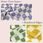 Jacquotha Hand Towels for Bathroom 4 Pack, Cotton Soft Absorbent for Face Spa - Image 5