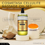 Cellulite Massage Oil with Massager Mitt - Image 2