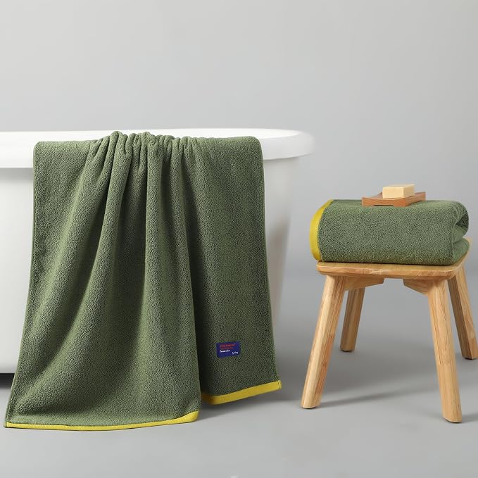 REDKISS 100% Cotton 2 Pack Luxury Bath Towels 27 x 54 Inches, Oversized Bath - Image 7