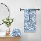 Lucky Brand Folk Floral 6 Piece Bath Towel Set - Image 2