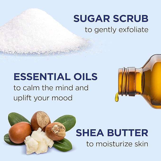 Dr Teal's Shea Sugar Scrub Trial Pack, Shea Butter, Citrus 19 oz - Image 3