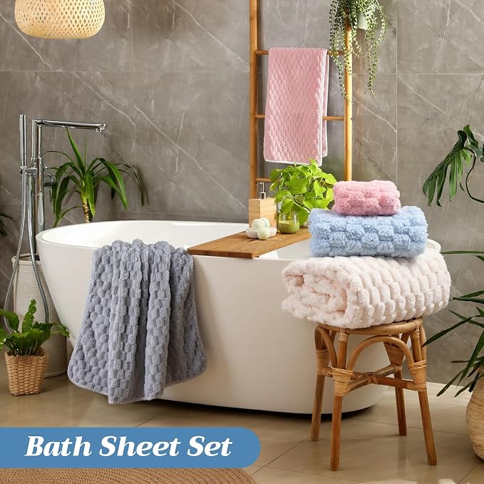 Gilprop 12 Pcs Soft Bath Towels Set - Image 3