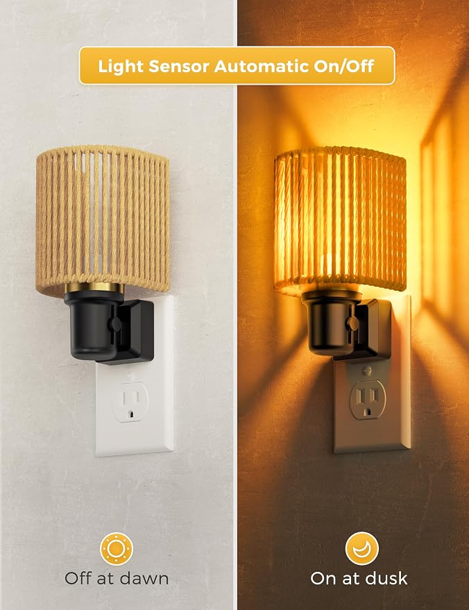 L LOHAS LED Night Lights Plug into Wall, Dimmable Night Light - Image 3