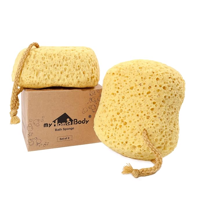myHomeBody Bath Sponge, Foam Loofah, Body Scrubber by myHomeBody