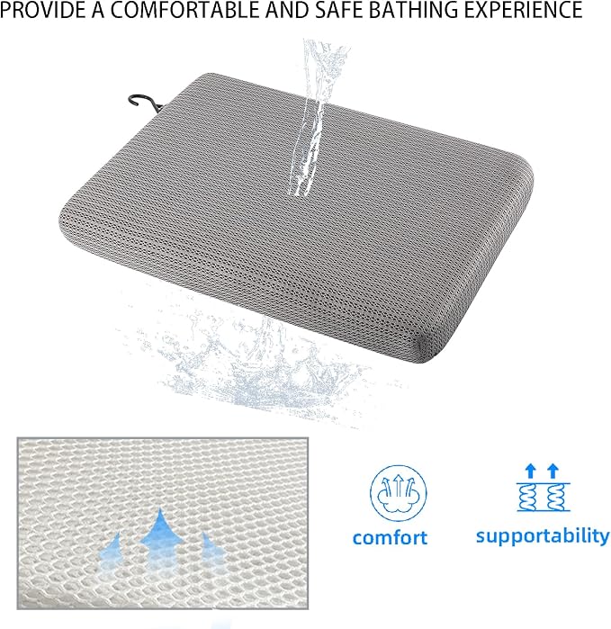 Shower Seat Cushion, Bath Chair Cushion, Bathtub Cushion - Image 3