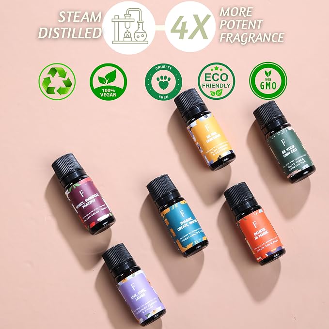 Folkulture Floral Essential Oils Set | 6 Fragrance Oils Set - Image 9