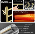 P&Dlusir Towel Warmer, Heated Towel Rack - Image 5