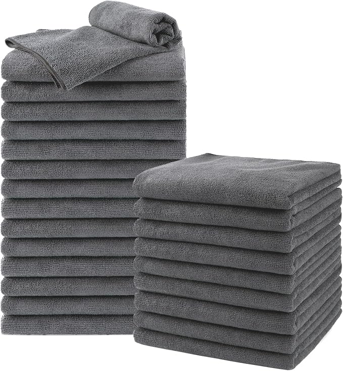 UNIMADE Salon Towels 24 Pack, Super Soft Microfiber Gym Towels, Highly by Unimade