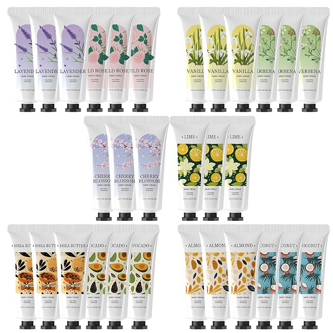 BODY & EARTH 30 Pack Hand Cream Lotion Bulk Mini Hand Lotion Hand Cream - Image 9
