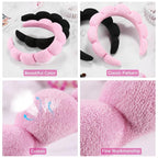 Ztomine Spa Headbands for Washing Face or Facial, Terry Cloth Headband Wash - Image 5