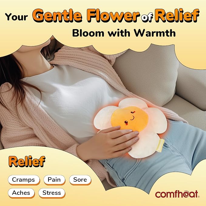Microwave Heating Pad for Pain Relief, Moist Heat Pack Hot Compress for Period - Image 2