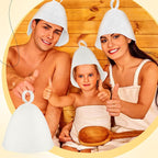 JaGely Sauna Hat for Men Women Sauna Hat Vaporarium Cap Russian Banya Cap for - Image 6