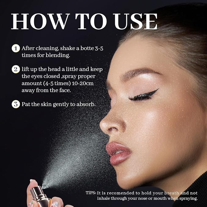 White Truffle First Spray Serum Deep Hydrating Face Mist Light-Weight Facial - Image 5