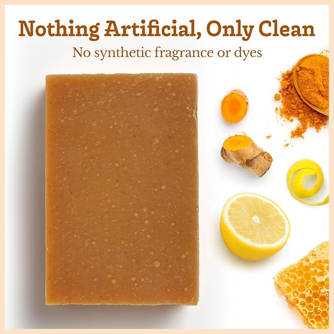 Southern Natural Turmeric Honey Lemon Goat Milk Soap - Image 8