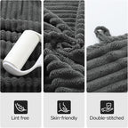 REDKISS Charcoal Gray Bath Towels Set 8 Piece - Image 6