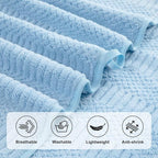 8 Piece Bath Towel Set-2 Oversized Bath Sheets, 2 Hand Towels, 4 - Image 9