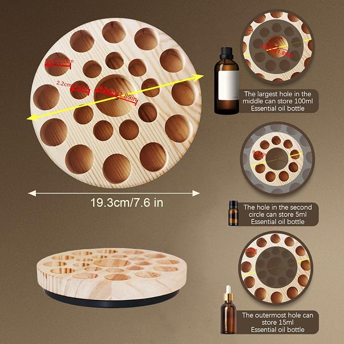 VolksRose Rotating Essential Oil Organizer - Image 5