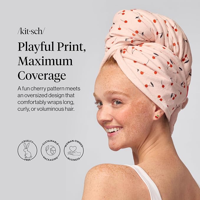 Kitsch Plush Microfiber Hair Towel Wrap - Image 2