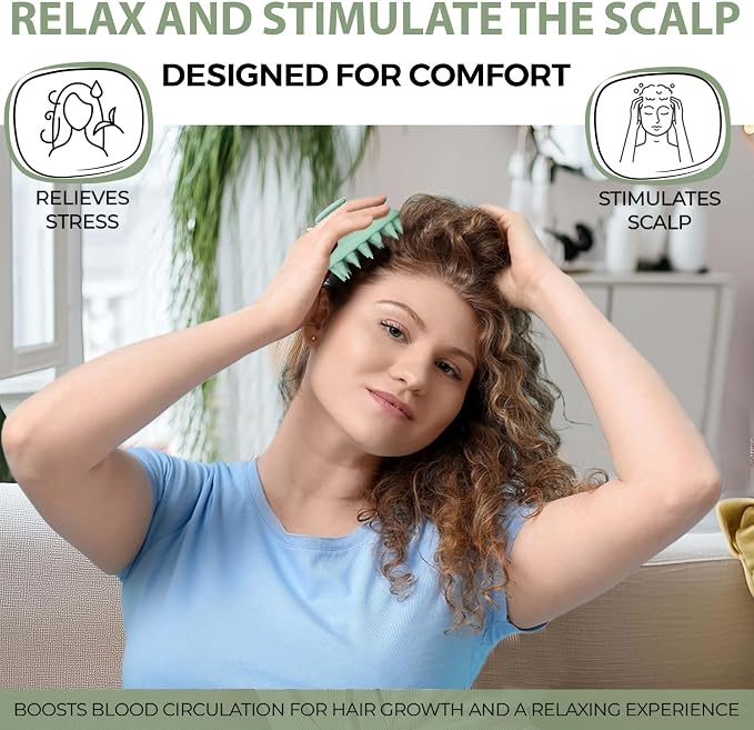 Fiora Naturals Scalp Massager Shampoo Brush - Image 5