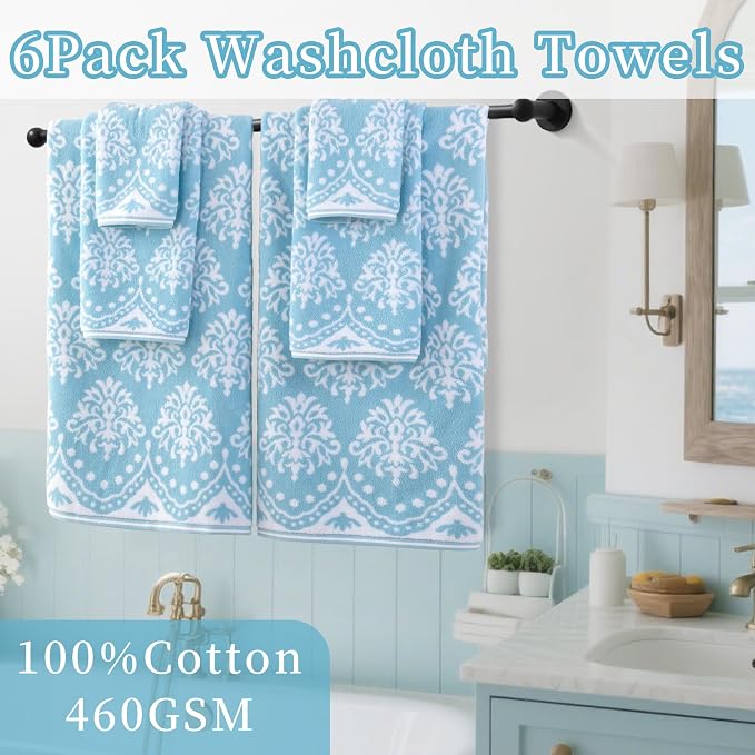 Cotton Wash Cloths for Showering - Image 3